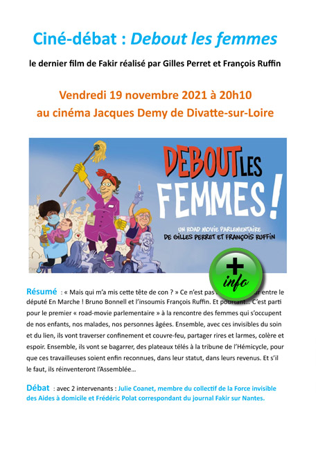 Ciné-Débat 19 novembre avec le film Debout les femmes